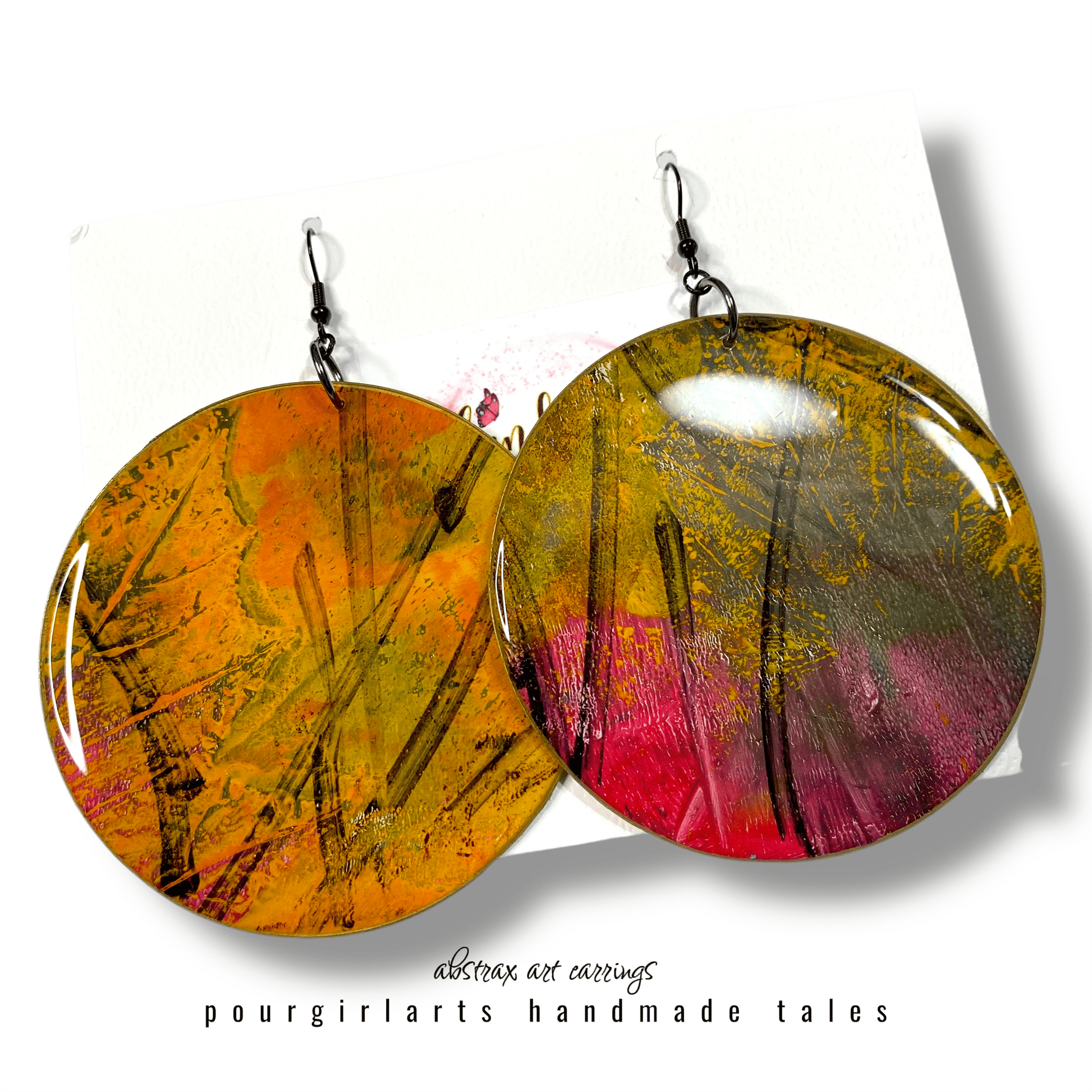 FIELD OF ORANGE - HANDMADE TALES by POURGIRLARTS