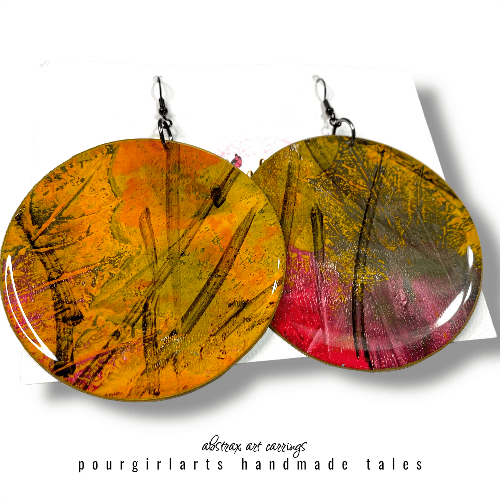 FIELD OF ORANGE - HANDMADE TALES by POURGIRLARTS