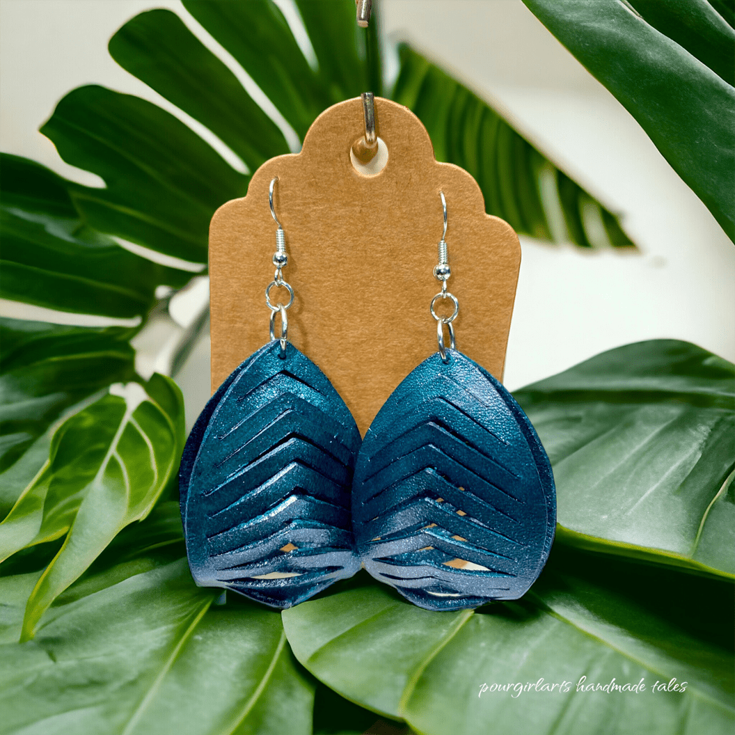 LUXE EARRINGS SEAMOSS - HANDMADE TALES by POURGIRLARTS