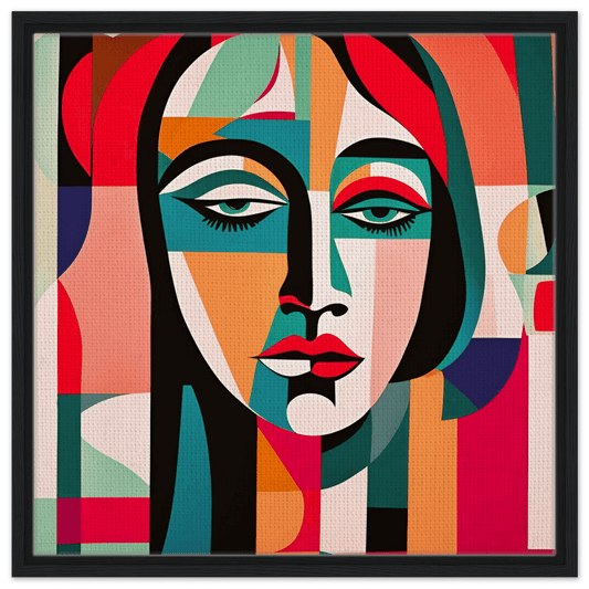A BRIEF ENCOUNTER, WOOD FRAMED CANVAS 24X24IN - HANDMADE TALES by POURGIRLARTS