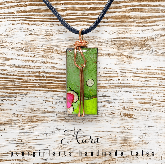 SOLD - GREEN FIELD - HANDMADE TALES by POURGIRLARTS